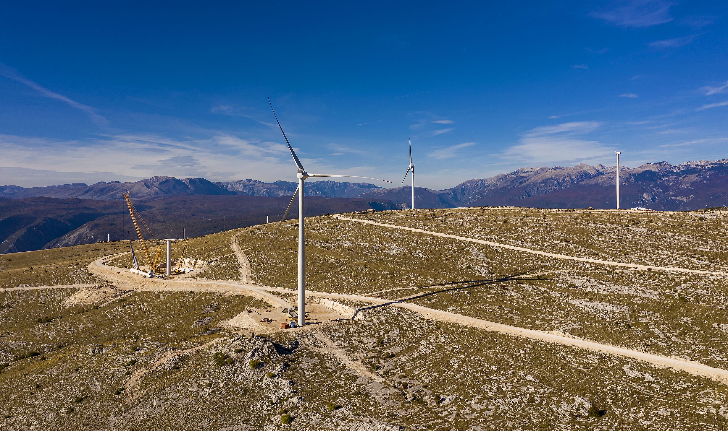 wind turbine, Windpark Podvelezje