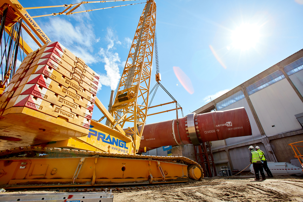 400-tonne crawler crane
